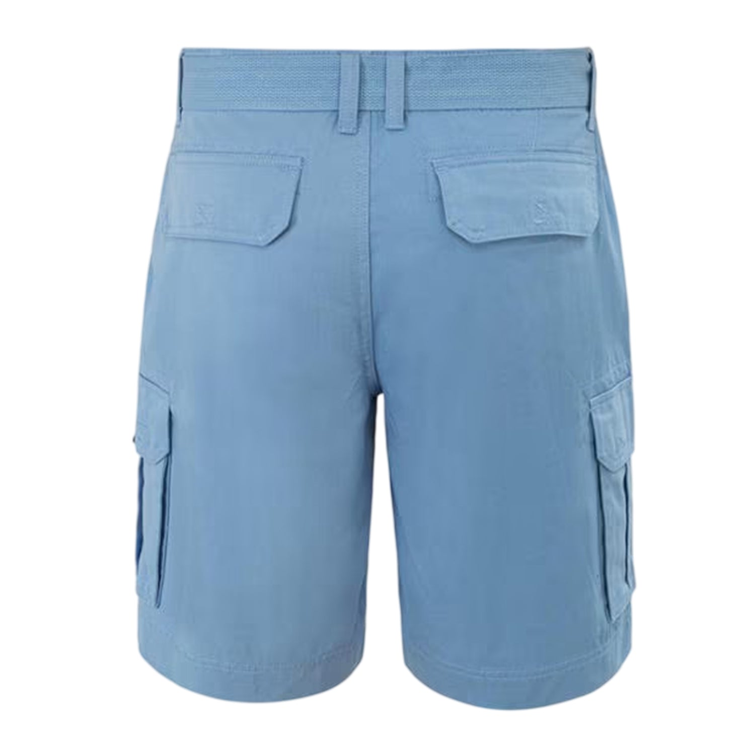 Blue - Back - SoulCal Mens Washed Cargo Shorts