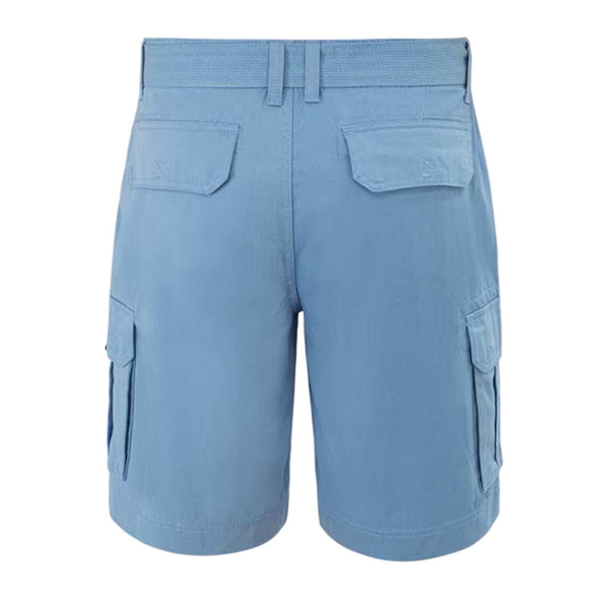 Blue - Back - SoulCal Mens Washed Cargo Shorts