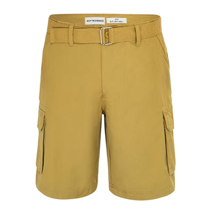 Brown - Front - SoulCal Mens Washed Cargo Shorts