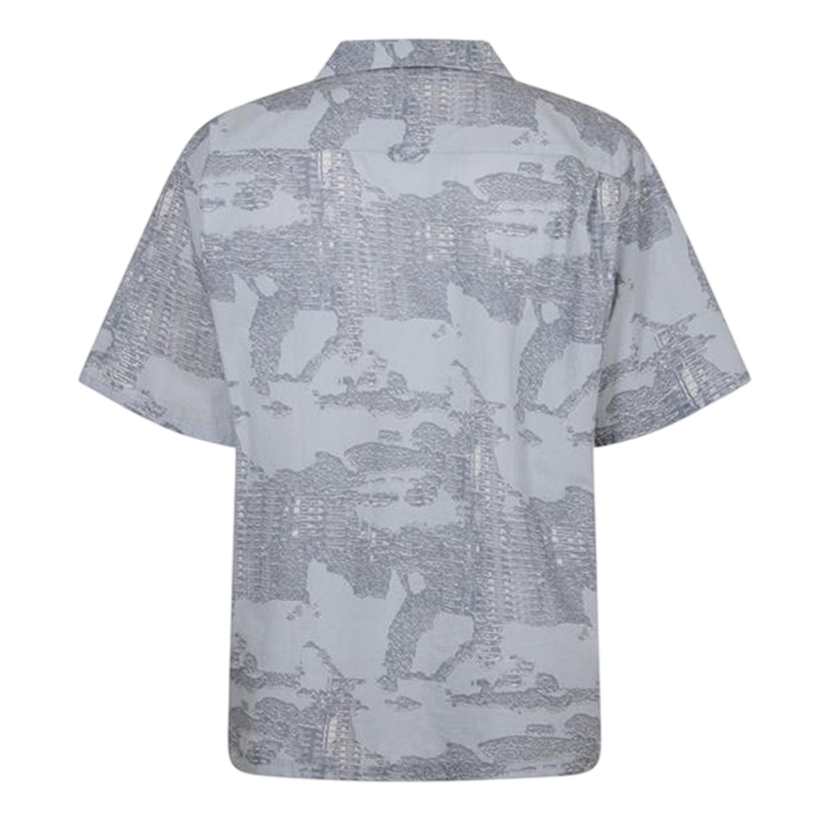 Grey - Back - Diesel Mens Frank Collared Shirt