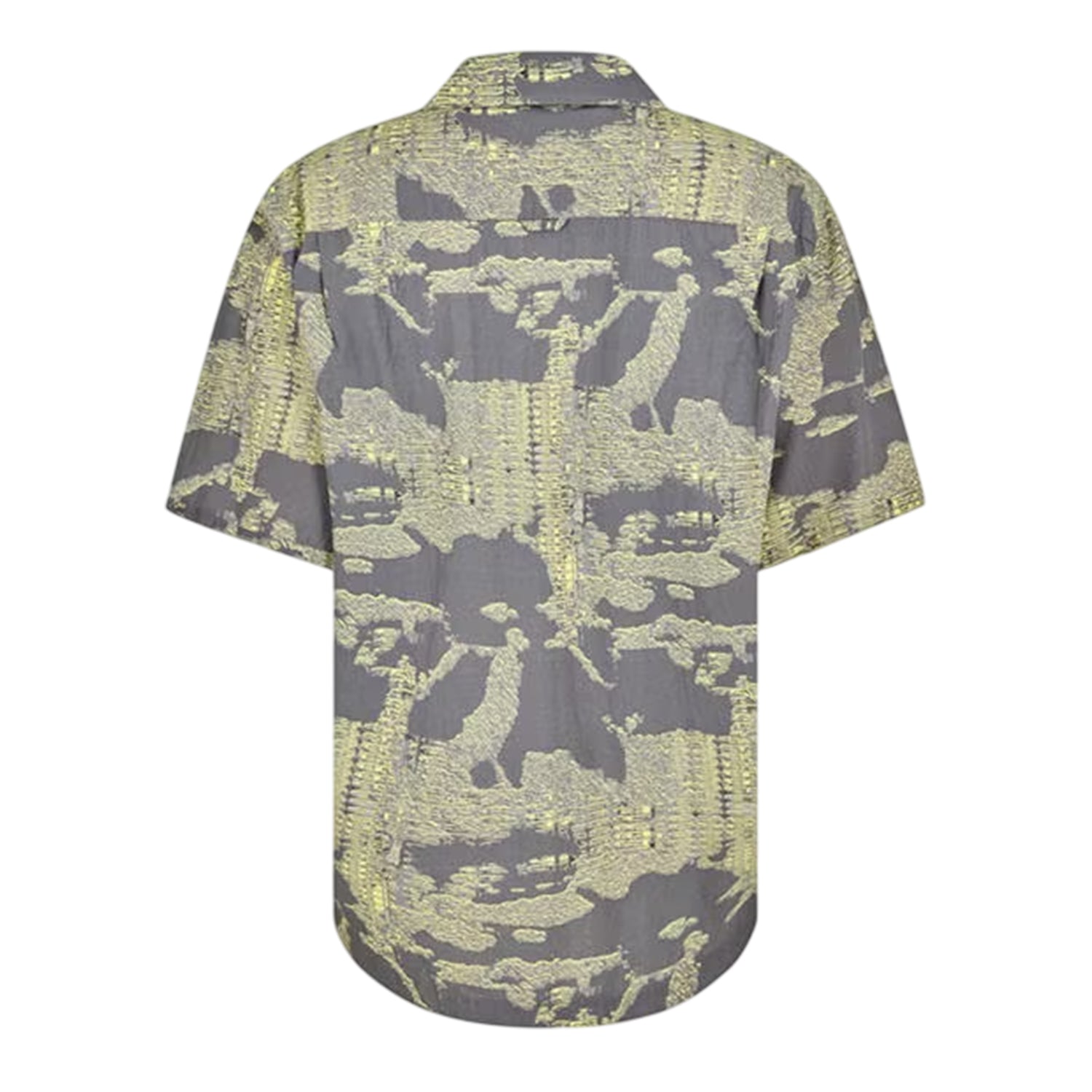 Grey-Gold - Back - Diesel Mens Frank Collared Shirt