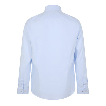 Pastel Blue - Back - Boss Mens Spread Collar Regular Long-Sleeved Shirt