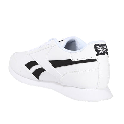 White-Vector Navy - Back - Reebok Womens-Ladies Royal Glide Striped Trainers