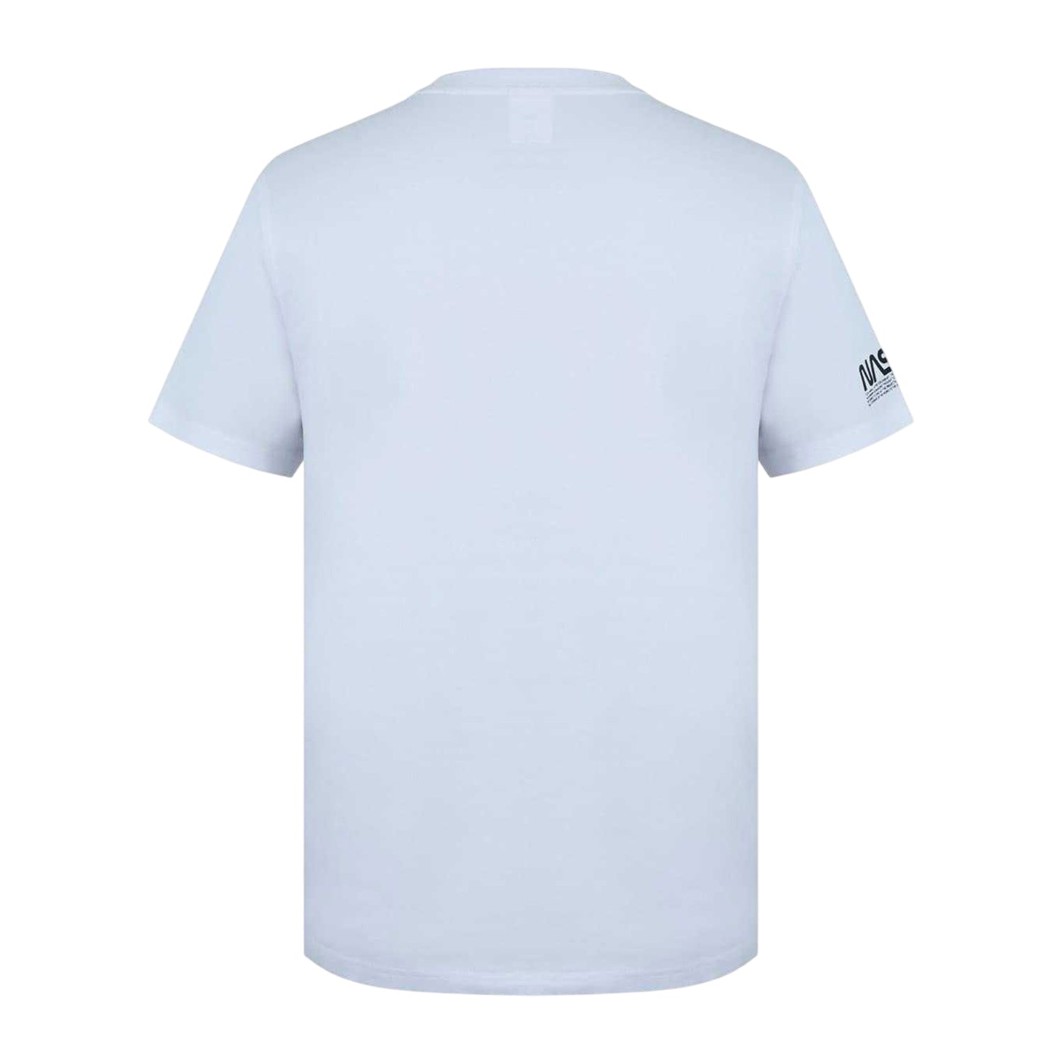 White - Back - NASA Mens Patches Regular T-Shirt