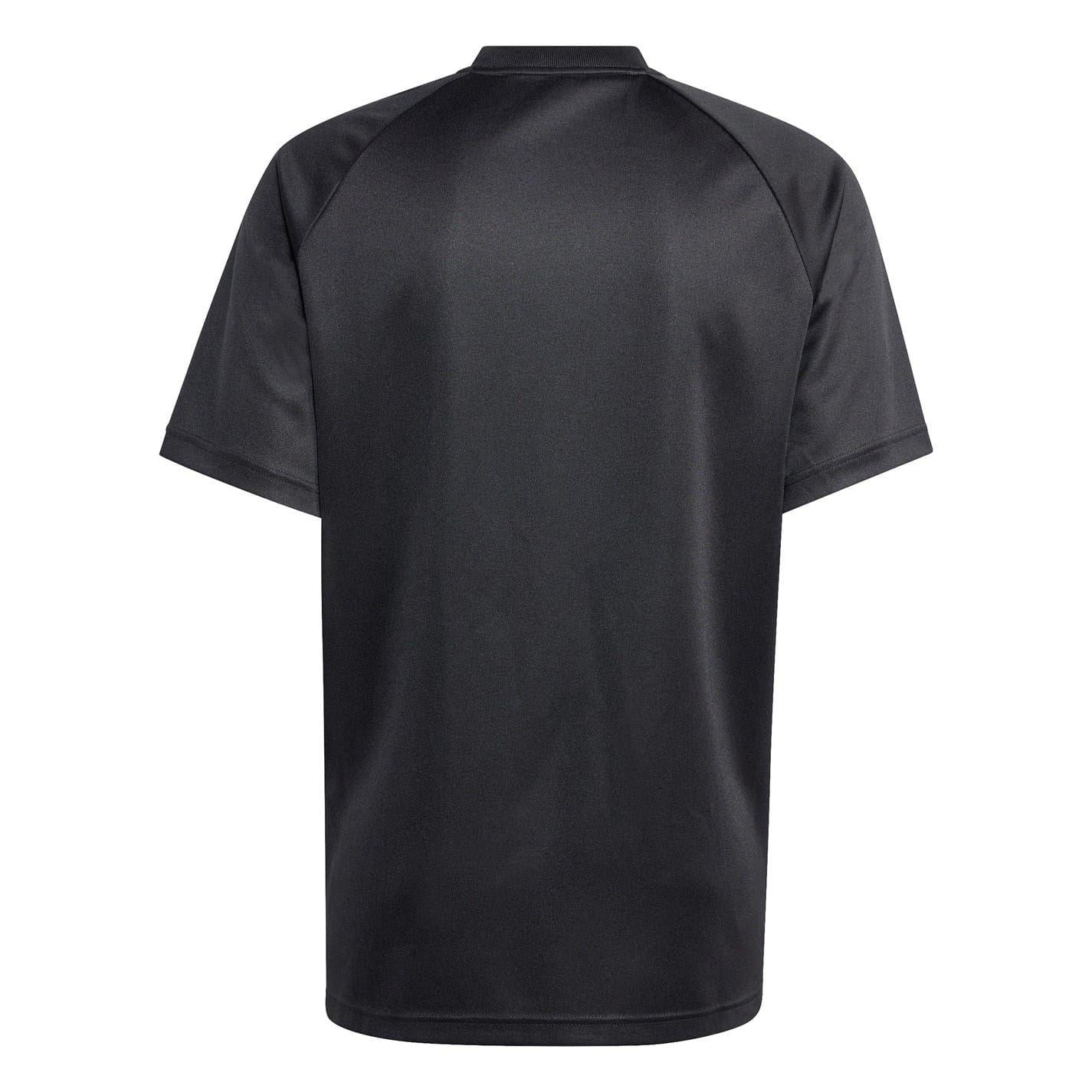 All Black - Back - Adidas Mens Black Ferns 2025 Crest Rugby Shirt