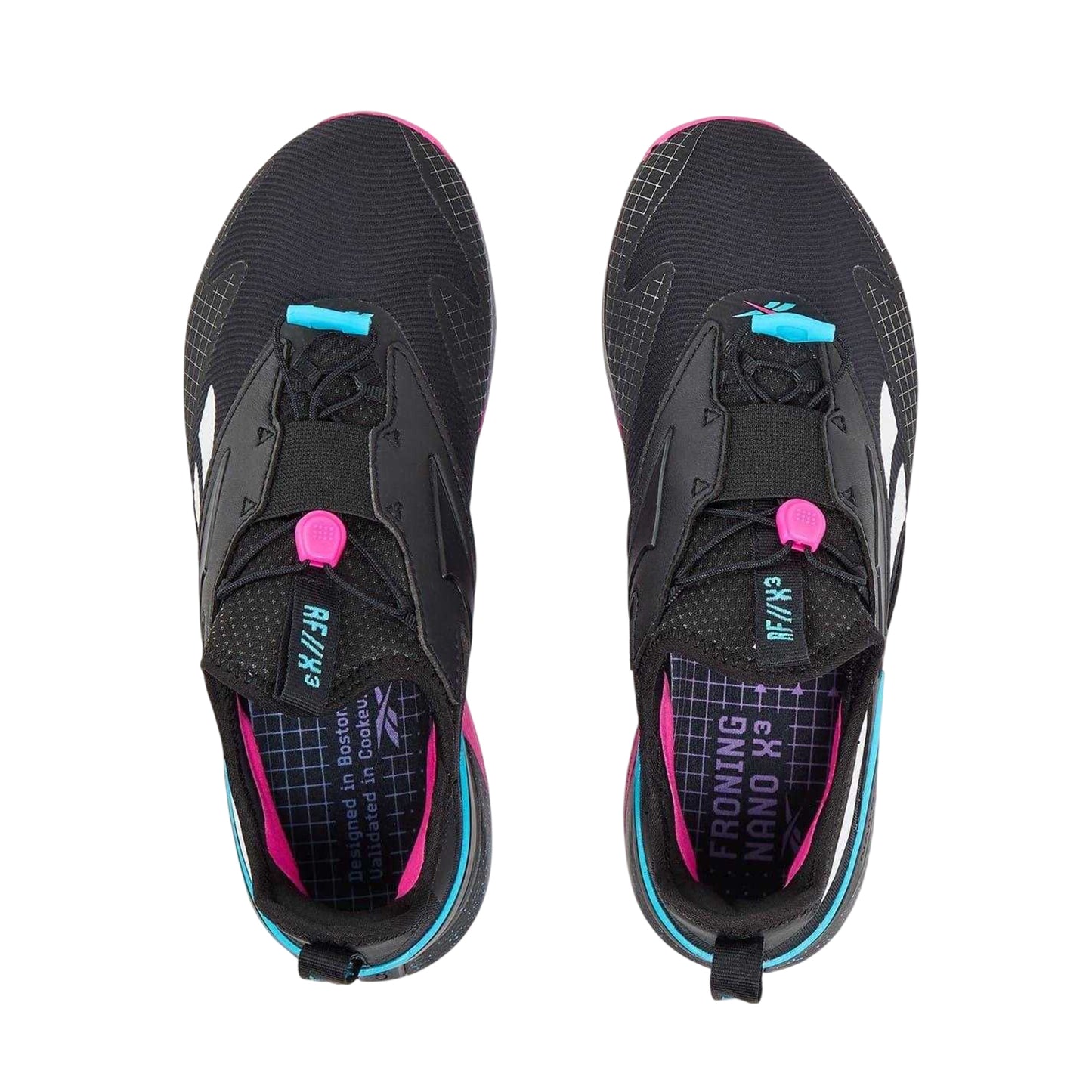 Black - Side - Reebok Unisex Adult Nano X3 Running Trainers