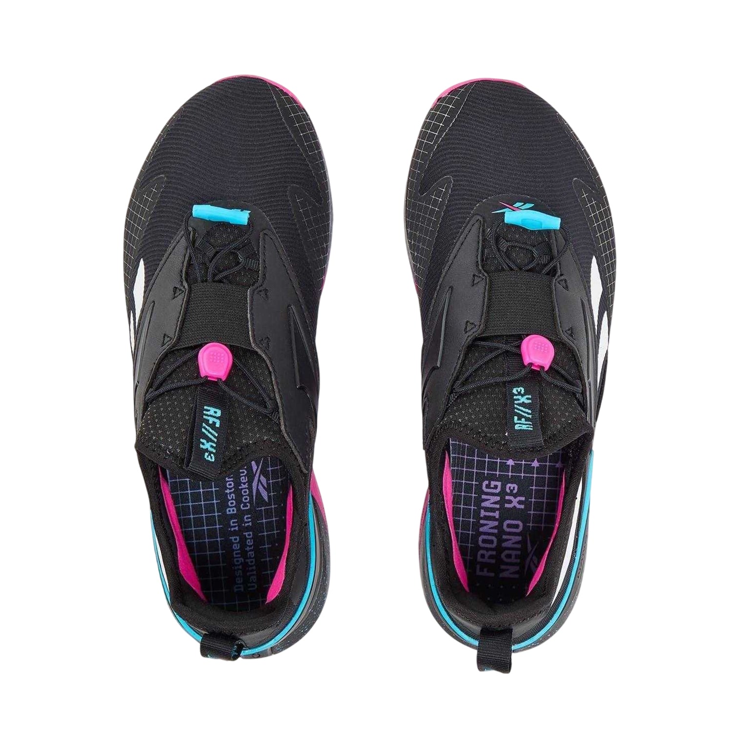 Black - Side - Reebok Unisex Adult Nano X3 Running Trainers