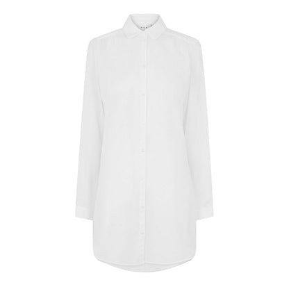 Snow White - Front - Vila Womens-Ladies Vilucy Regular Long-Sleeved Blouse