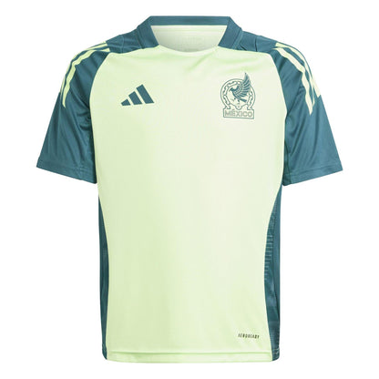 Green - Front - Mexico Childrens-Kids 24-25 Adidas Football Shirt