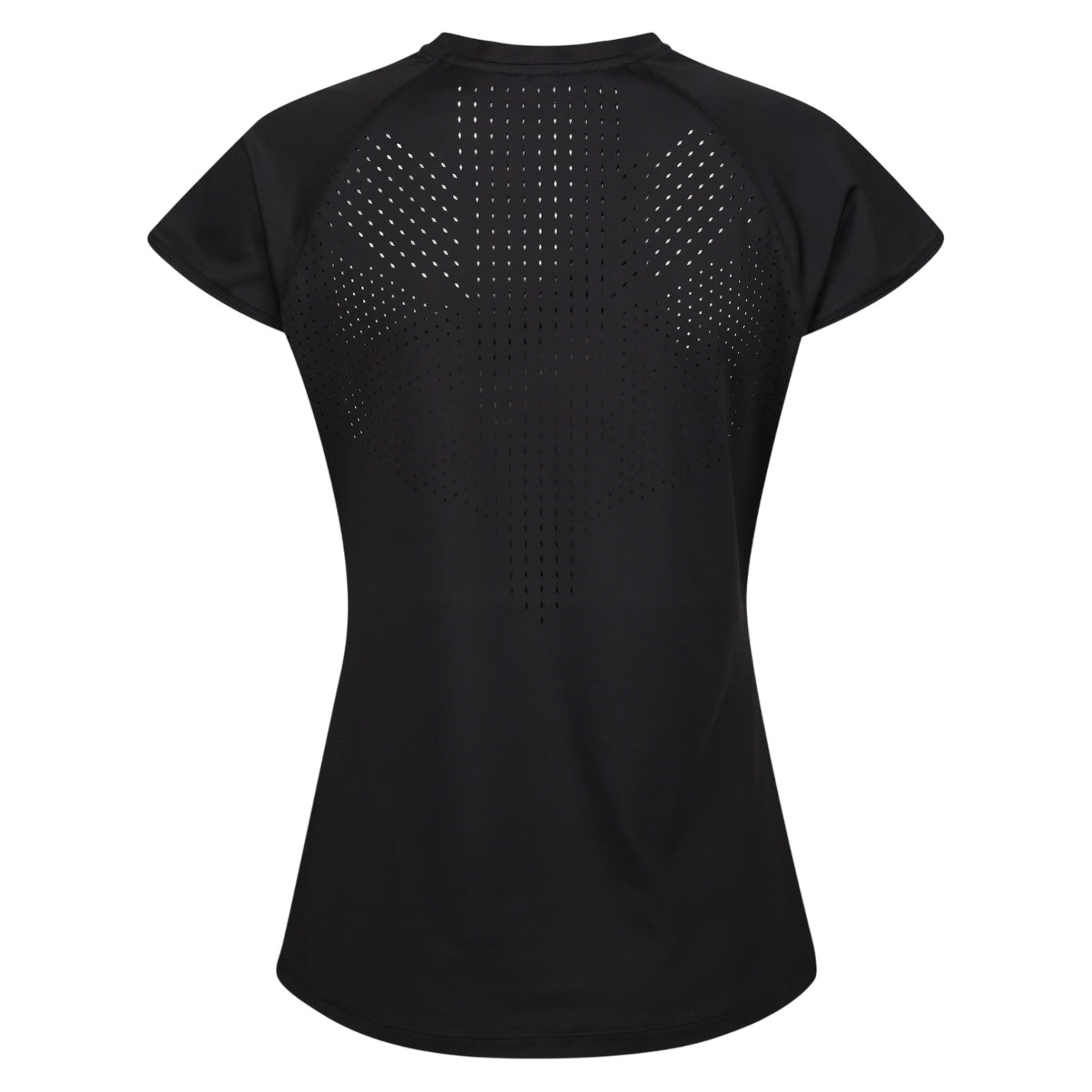 Black - Back - Regatta Womens-Ladies Luaza Solid T-Shirt