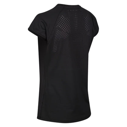 Black - Lifestyle - Regatta Womens-Ladies Luaza Solid T-Shirt