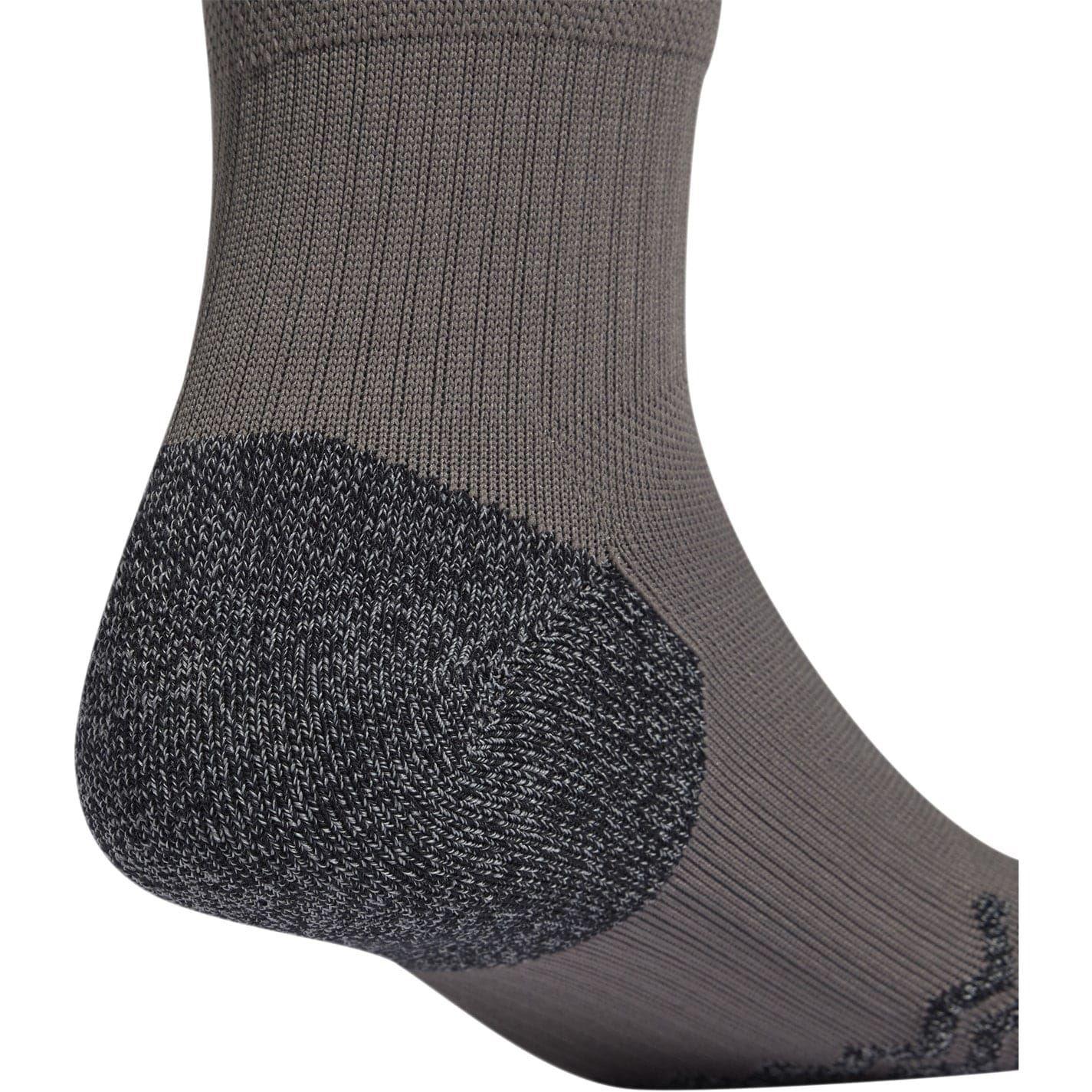 Charcoal - Back - Adidas Unisex Adult Real Madrid CF Ribbed Football Socks