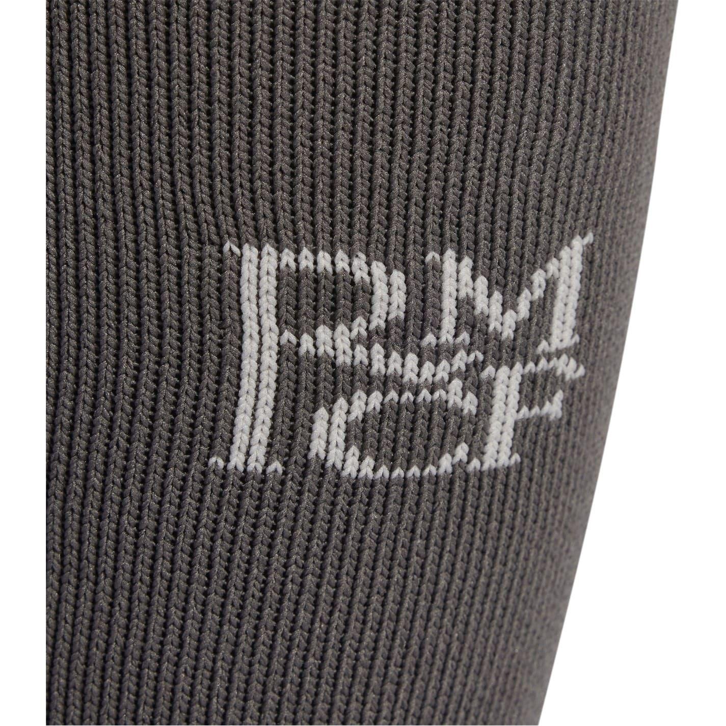 Charcoal - Side - Adidas Unisex Adult Real Madrid CF Ribbed Football Socks