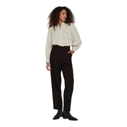Black - Lifestyle - Vila Womens-Ladies Vclry Straight Trousers