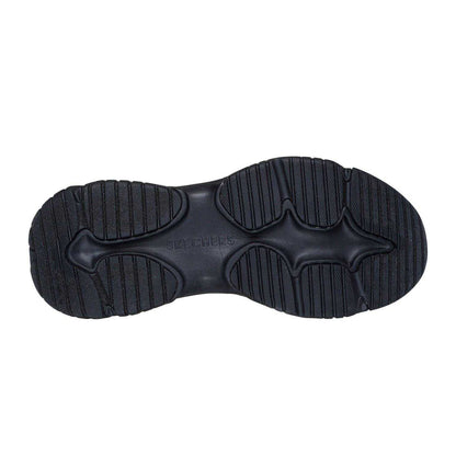 Black - Lifestyle - Skechers Womens-Ladies Moonhiker Trainers