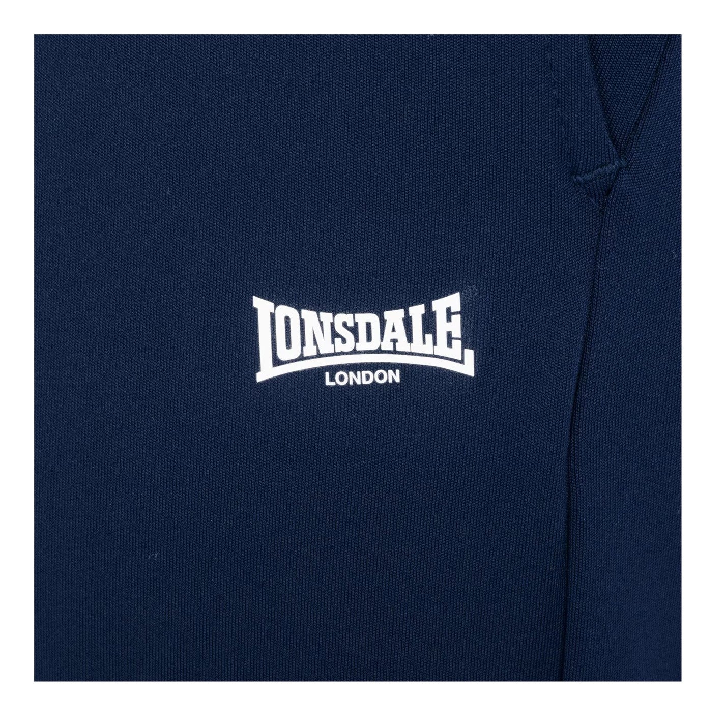 Navy - Lifestyle - Lonsdale Mens Tapered Jogging Bottoms