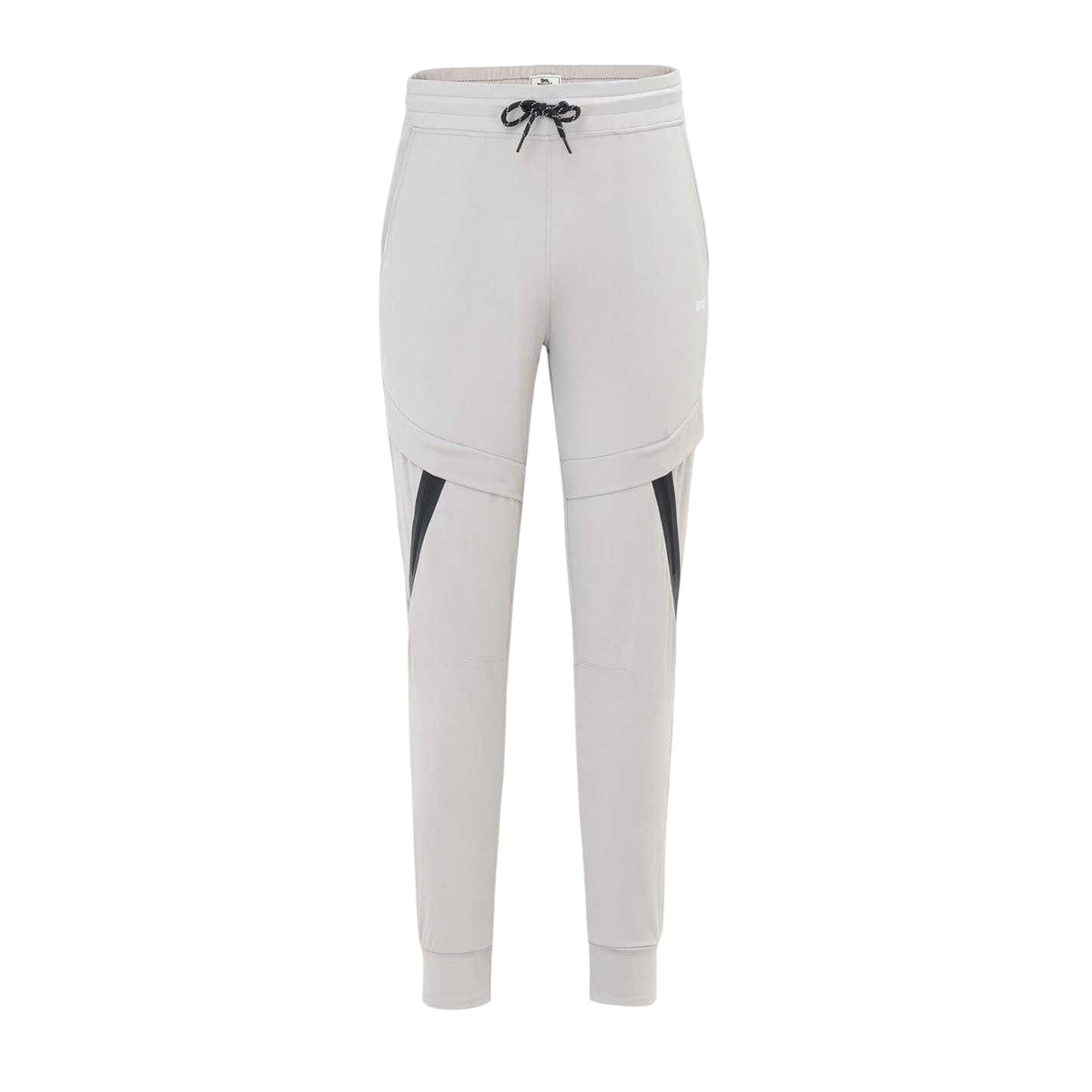 Grey - Front - Lonsdale Mens Tapered Jogging Bottoms