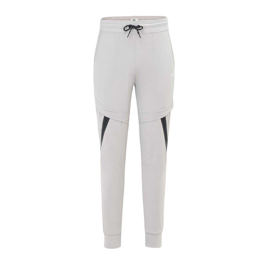 Grey - Front - Lonsdale Mens Tapered Jogging Bottoms