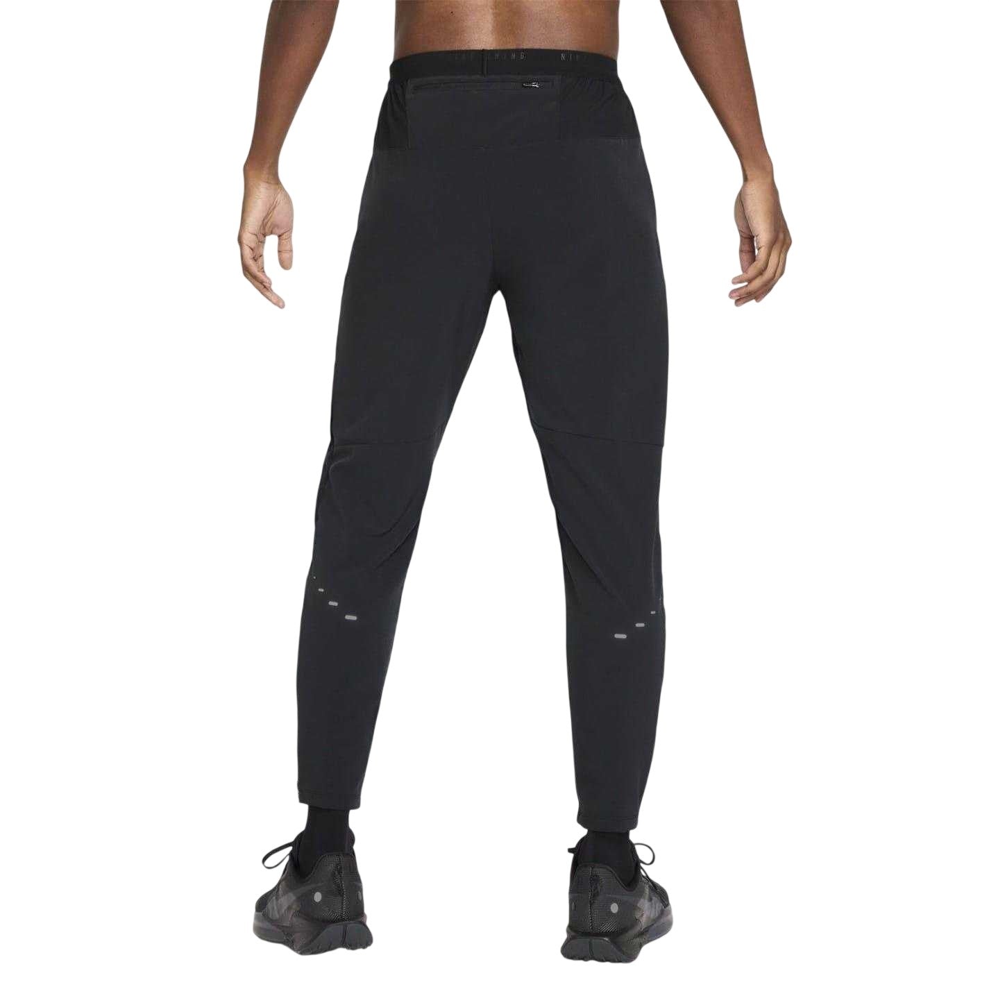 Black-Reflective Black - Back - Nike Mens Dri-FIT Running Tights