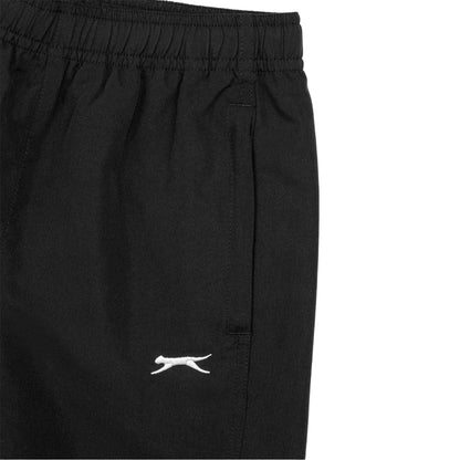 Black - Side - Slazenger Boys Woven Jogging Bottoms