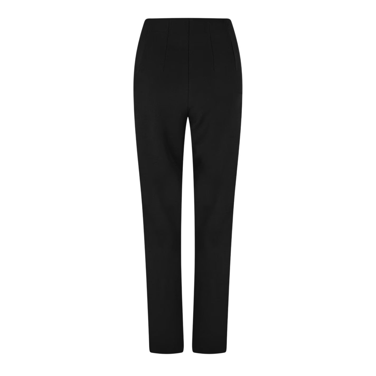 Black - Back - Vila Womens-Ladies Vivarone Straight Leg Slim Trousers