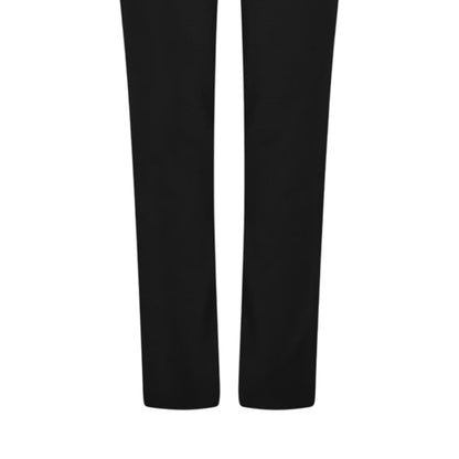 Black - Side - Vila Womens-Ladies Vivarone Straight Leg Slim Trousers