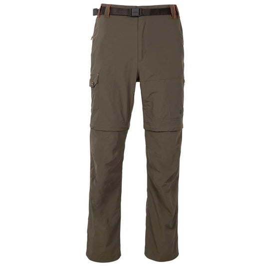 Olive - Front - Trespass Mens Cargo Trousers