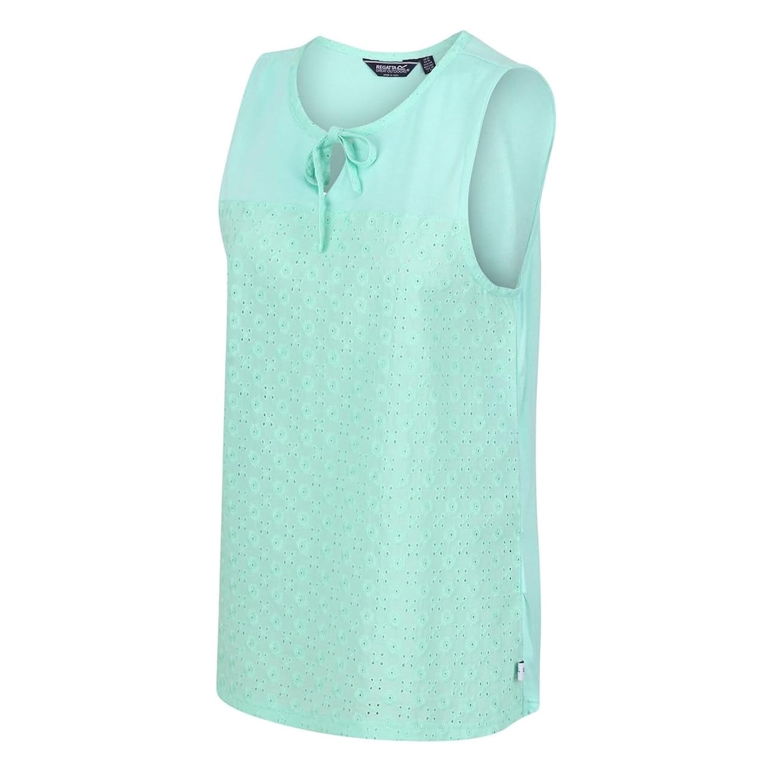 Ocean Wave - Side - Regatta Womens-Ladies Janessa Patterned Sleeveless T-Shirt