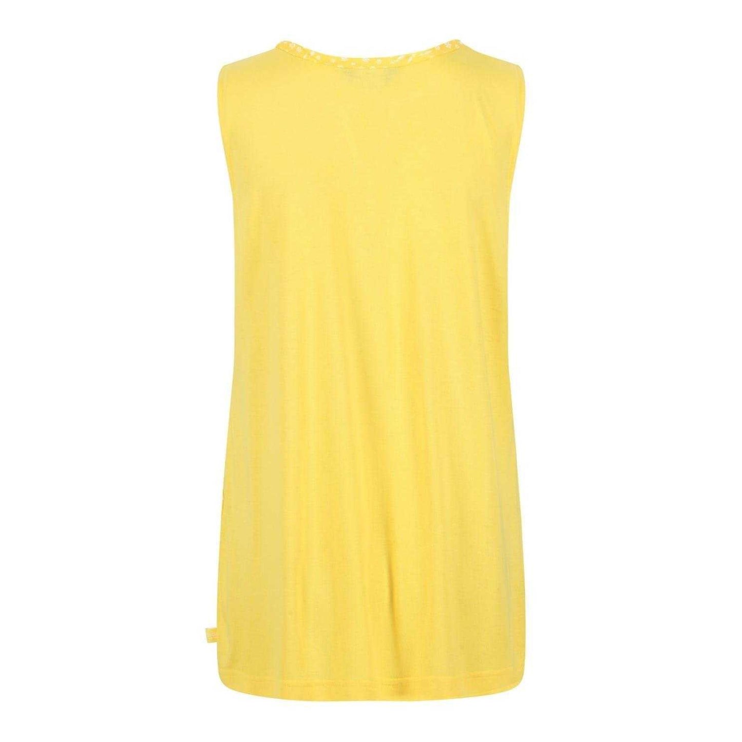 Maize Yellow - Back - Regatta Womens-Ladies Janessa Patterned Sleeveless T-Shirt