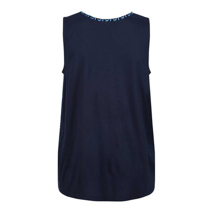 Navy - Back - Regatta Womens-Ladies Janessa Patterned Sleeveless T-Shirt