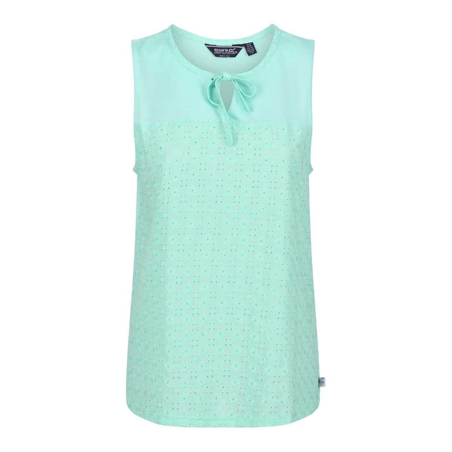Ocean Wave - Front - Regatta Womens-Ladies Janessa Patterned Sleeveless T-Shirt