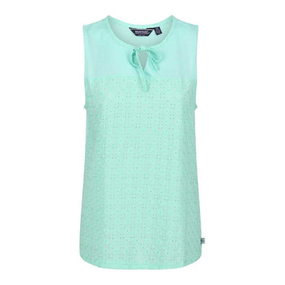 Ocean Wave - Front - Regatta Womens-Ladies Janessa Patterned Sleeveless T-Shirt