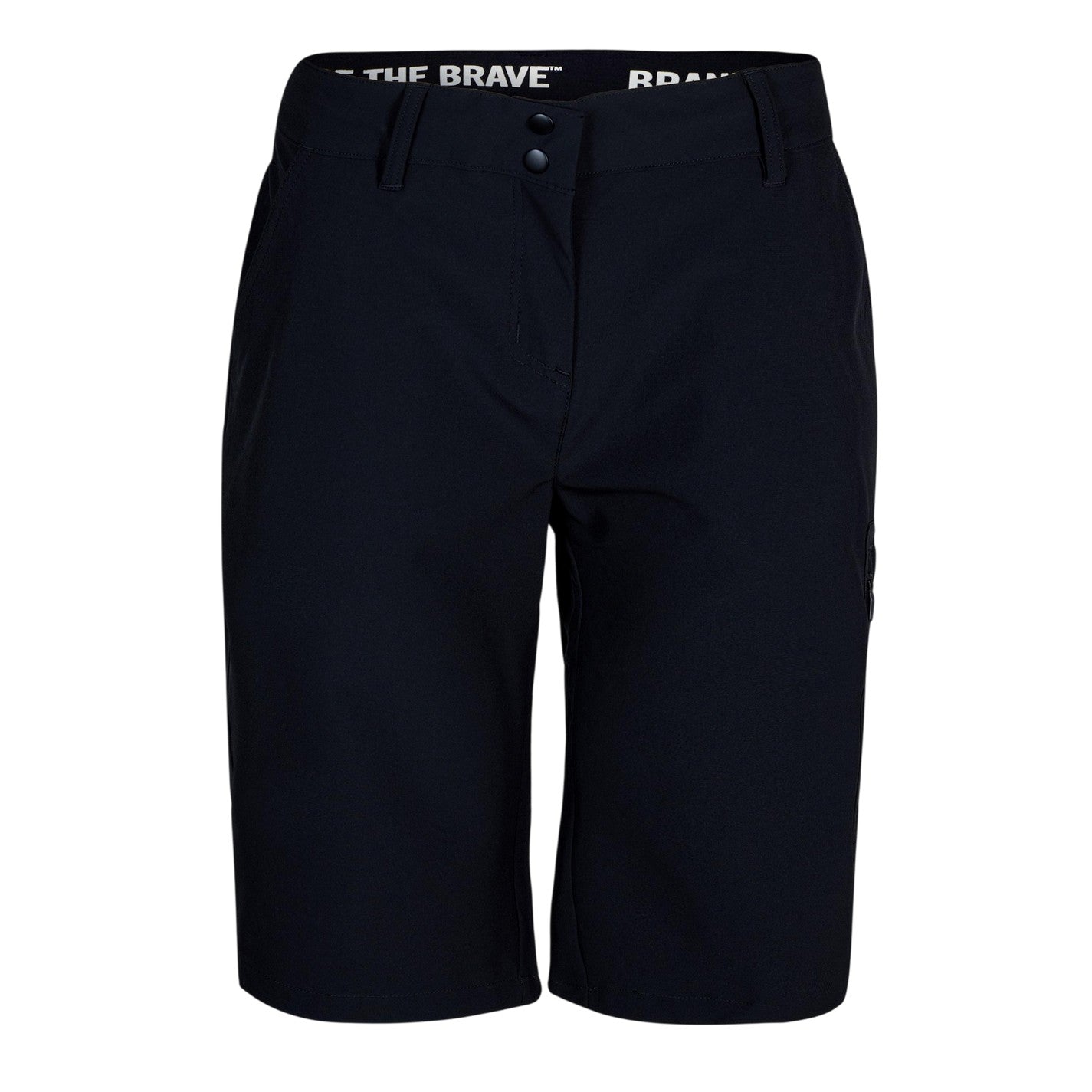 Black - Front - Five Ten Womens-Ladies Logo Shorts