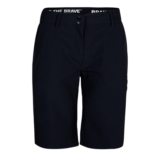 Black - Front - Five Ten Womens-Ladies Logo Shorts