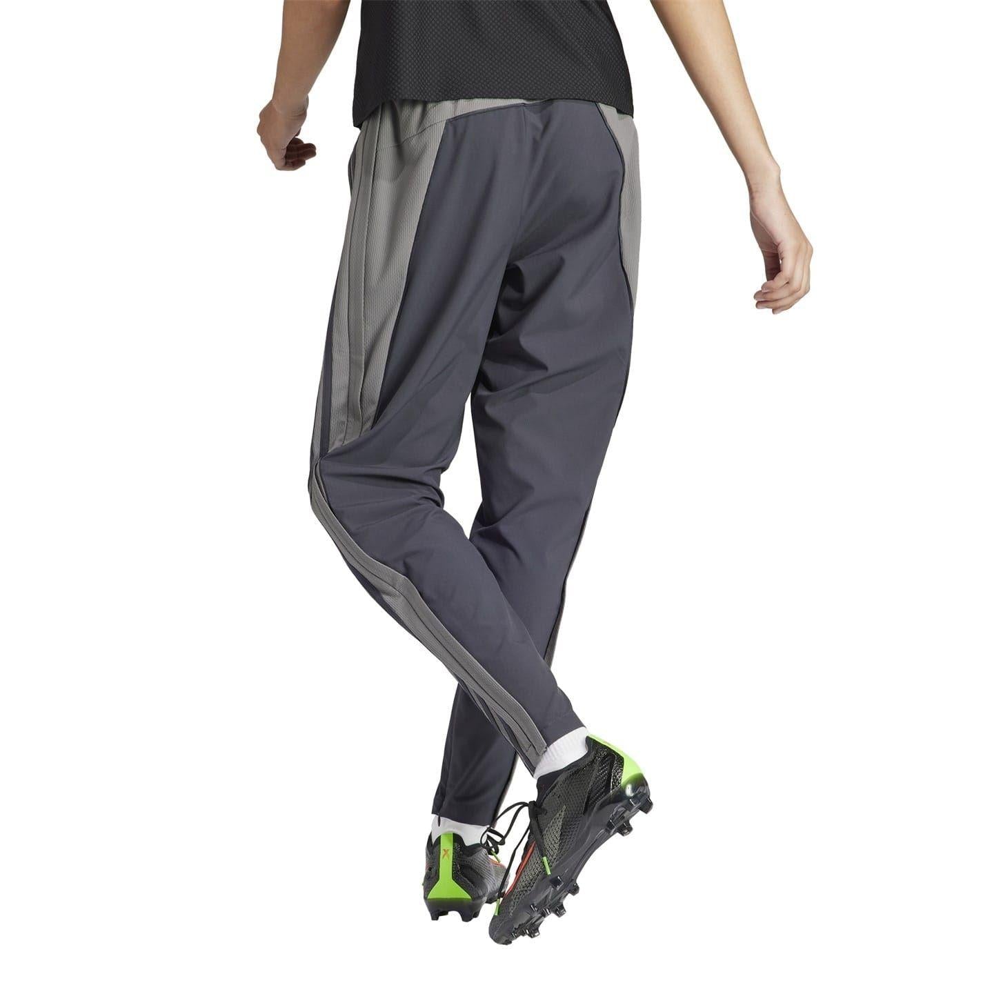 Carbon - Back - Adidas Womens-Ladies Juventus FC Tapered Tracksuit Bottoms