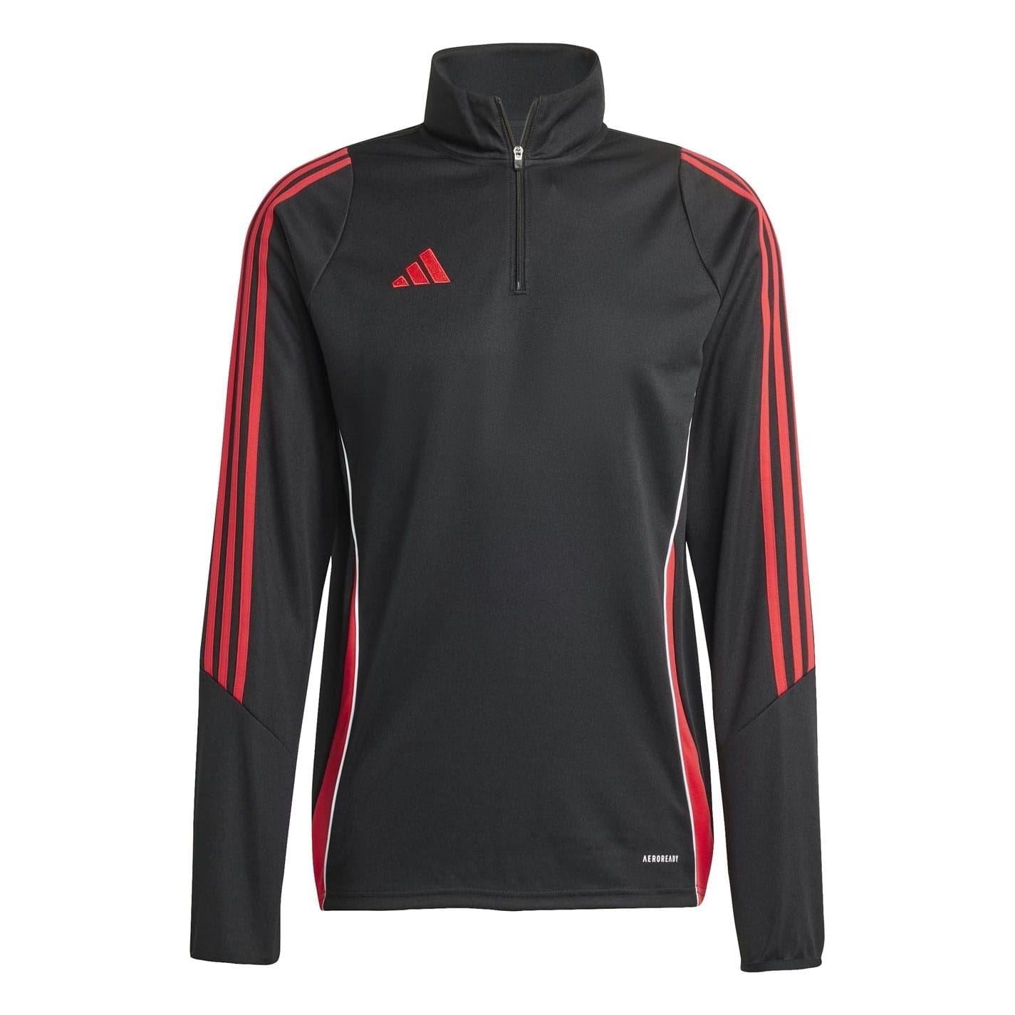 Black - Front - Adidas Mens Tiro 24 Top