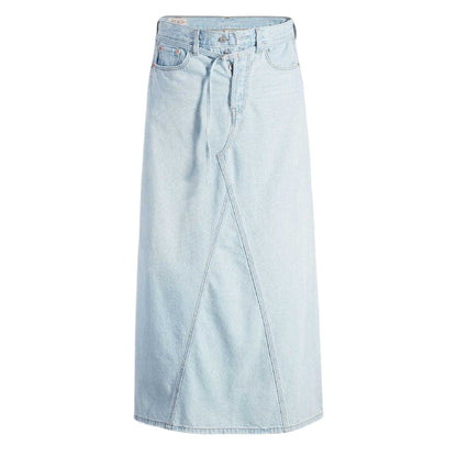 Blue - Front - Levis Womens-Ladies Iconic Maxi Skirt