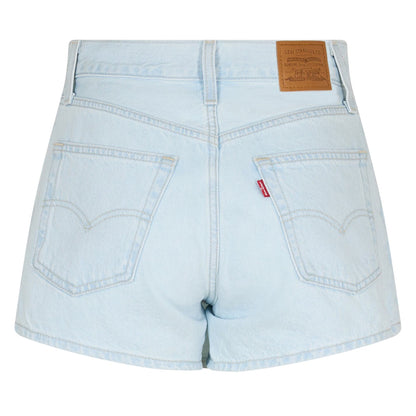 Blue - Back - Levis Womens-Ladies Denim Plain Skort