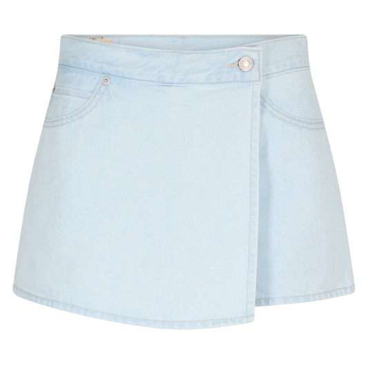 Blue - Front - Levis Womens-Ladies Denim Plain Skort