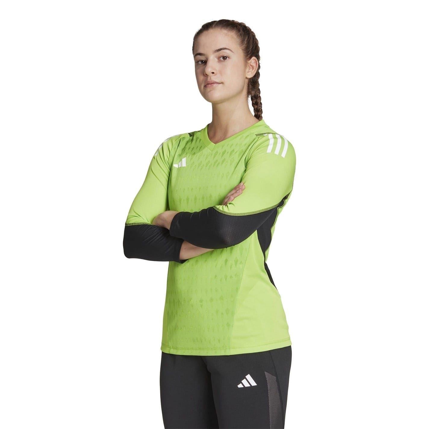 Green-White - Side - Adidas Womens-Ladies Tiro 23 Pro Goalkeeper Jersey