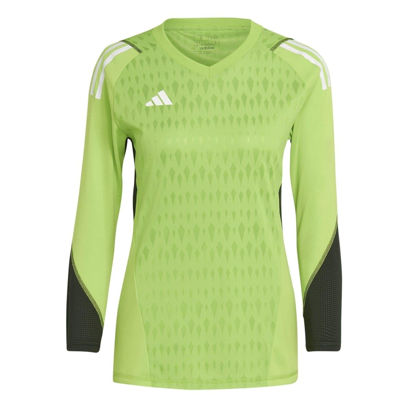 Green-White - Front - Adidas Womens-Ladies Tiro 23 Pro Goalkeeper Jersey