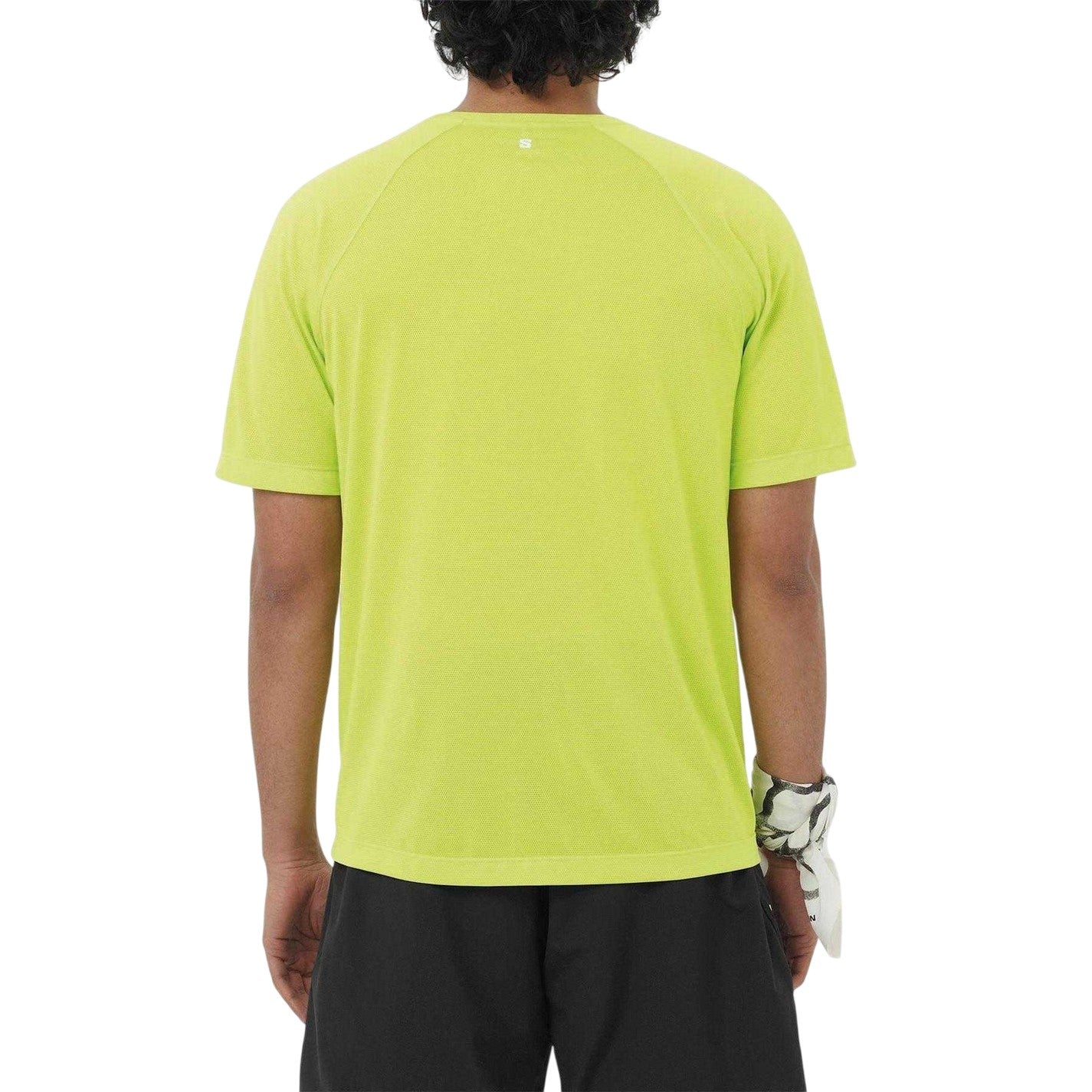 Lime - Lifestyle - Salomon Mens Shakeout Core Logo Running T-Shirt