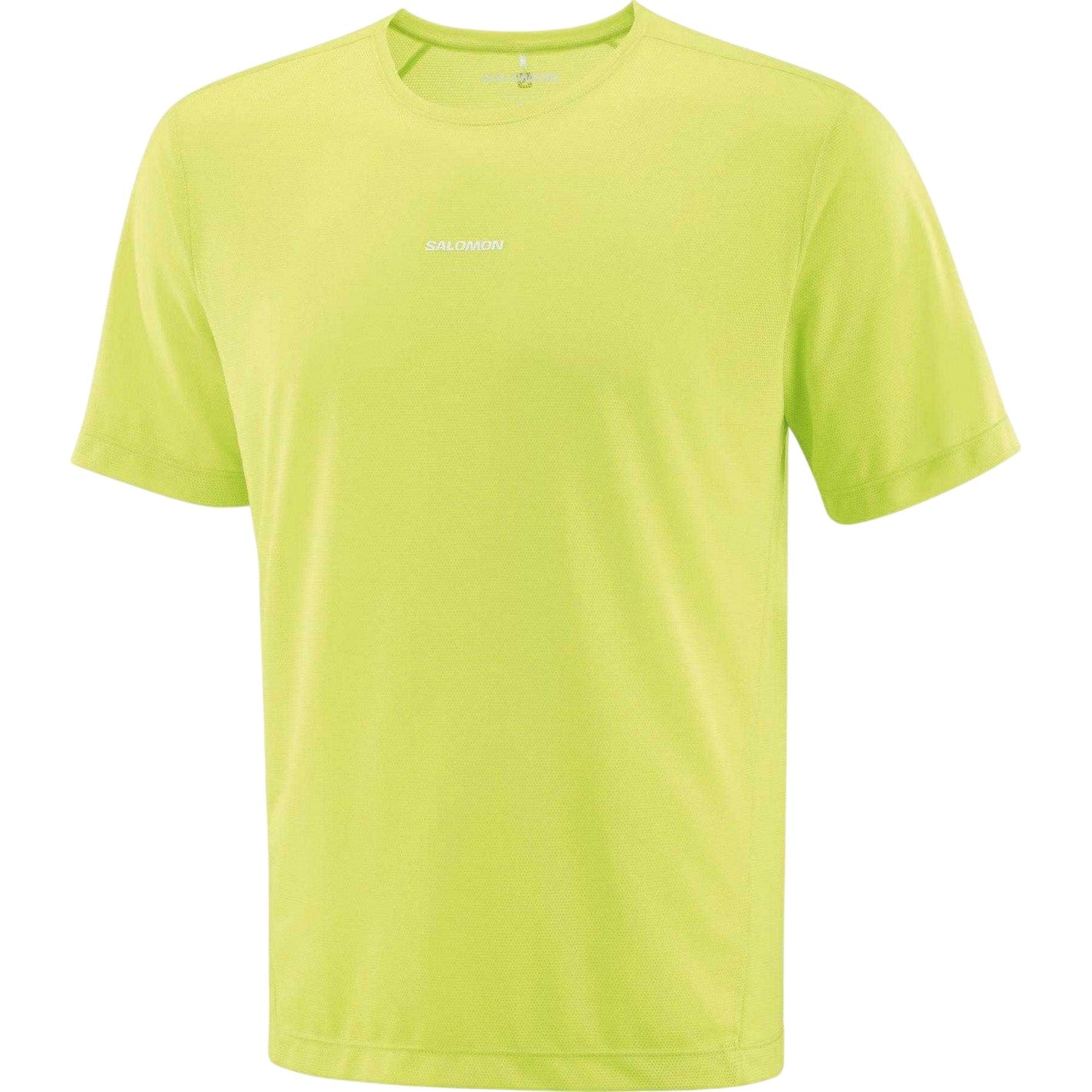 Lime - Front - Salomon Mens Shakeout Core Logo Running T-Shirt