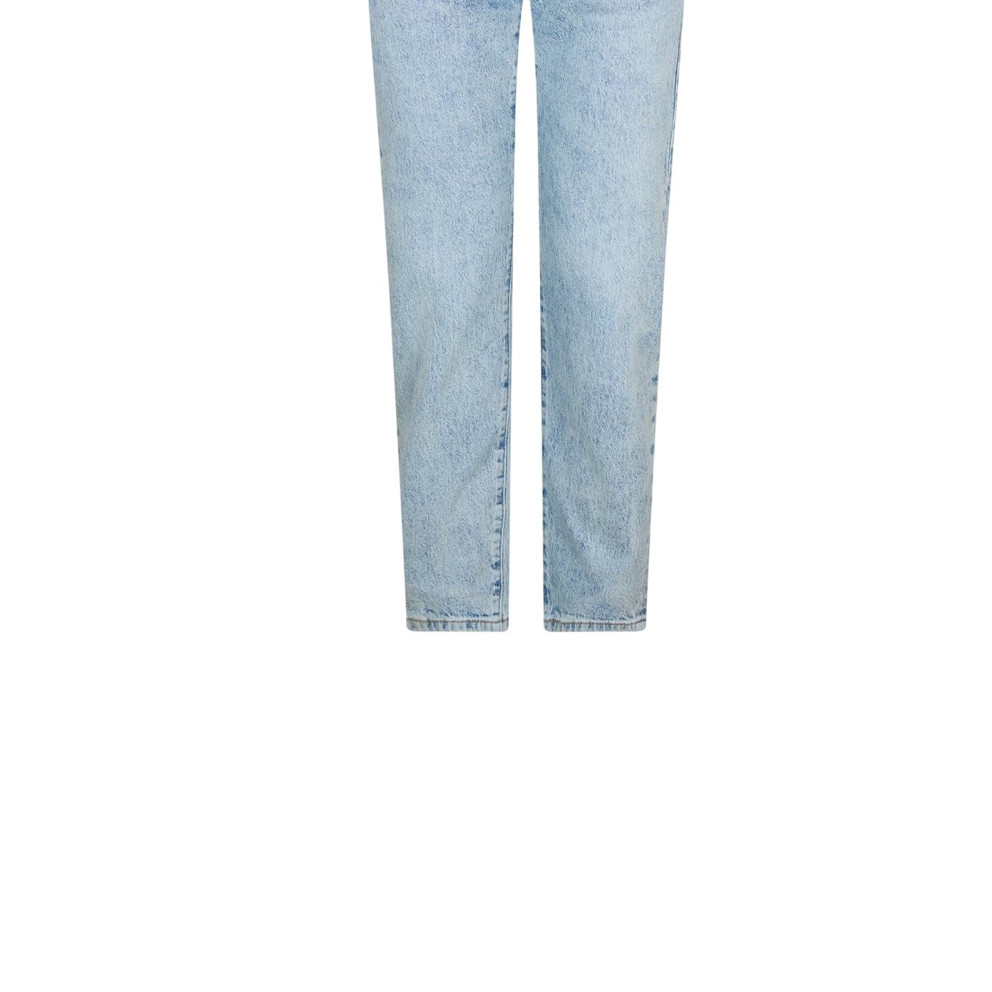 Light Blue - Side - Levis Womens-Ladies Denim Mid Rise Straight Jeans