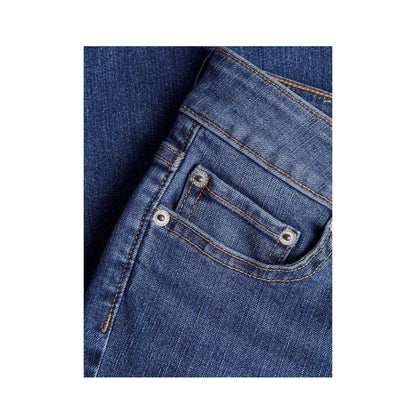 Medium Blue - Side - JJXX Womens-Ladies Denim Straight Leg Jeans