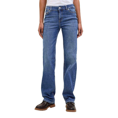 Medium Blue - Lifestyle - JJXX Womens-Ladies Denim Straight Leg Jeans