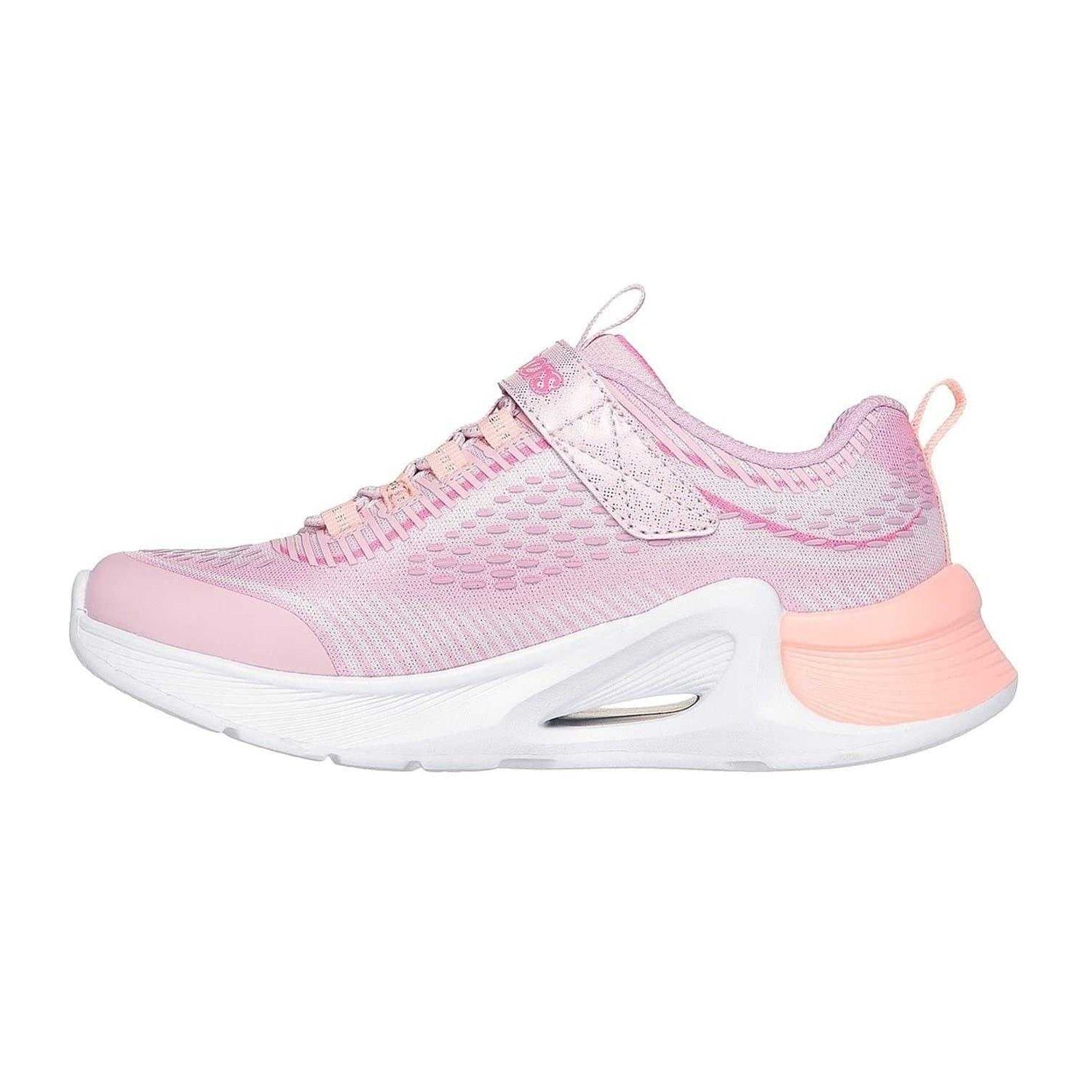 Pink-White-Pastel Green - Back - Skechers Childrens-Kids Sparkle Trainers