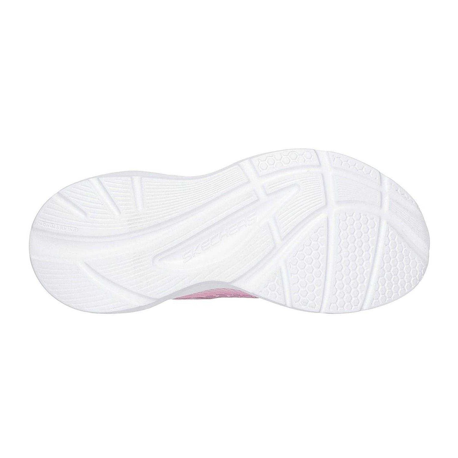 Pink-White-Pastel Green - Lifestyle - Skechers Childrens-Kids Sparkle Trainers