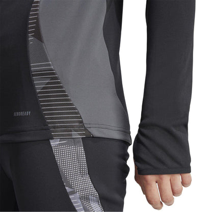 Black-Dark Grey - Lifestyle - Adidas Womens-Ladies Tiro 24 Competition Training Top