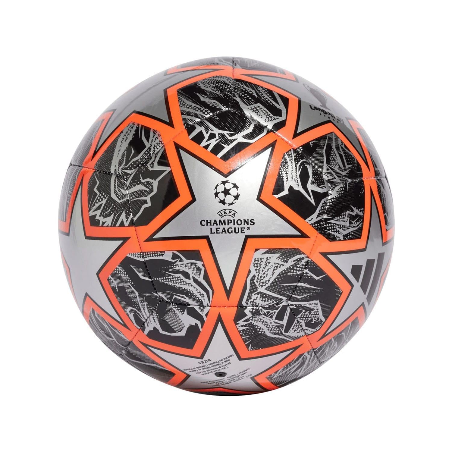 Orange-Black - Back - Adidas UCL Club 23-24 Knockout Football
